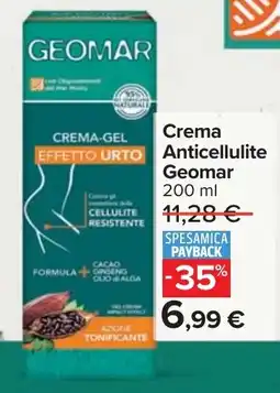 Carrefour Crema Anticellulite Geomar offerta