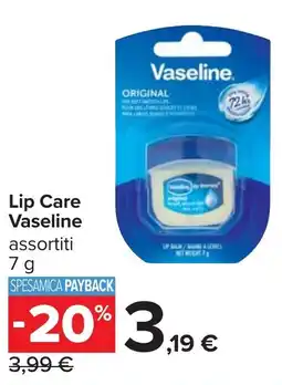 Carrefour Lip Care Vaseline offerta