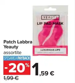 Carrefour Patch Labbra Yeauty offerta