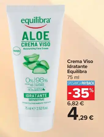 Carrefour Crema Viso Idratante Equilibra offerta