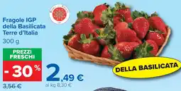 Carrefour Fragole IGP della Basilicata Terre d'Italia offerta