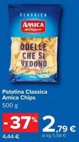 Carrefour Patatina Classica Amica Chips offerta