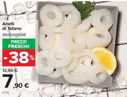 Carrefour Anelli di Totano decongelati offerta