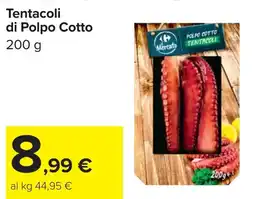 Carrefour Tentacoli di Polpo Cotto offerta