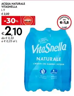 Bennet Acqua naturale VITASNELLA offerta
