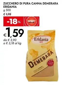 Bennet Zucchero di pura canna demerara ERIDANIA offerta