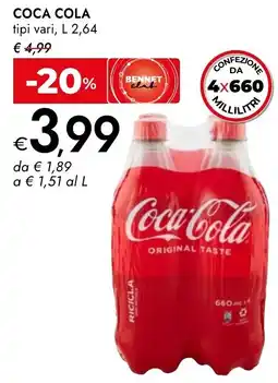 Bennet Coca cola offerta