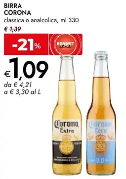 Bennet Birra CORONA offerta