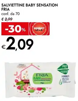 Bennet Salviettine baby sensation FRIA offerta
