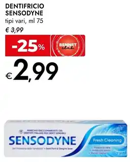 Bennet Dentifricio SENSODYNE offerta
