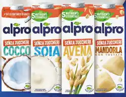 Bennet Linea bevande 100% vegetali senza zuccheri ALPRO offerta