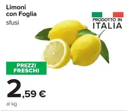 Carrefour Limoni con Foglia offerta