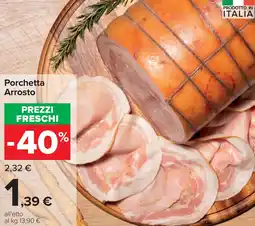 Carrefour Porchetta Arrosto offerta