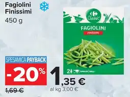 Carrefour Fagiolini Finissimi offerta