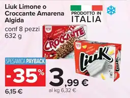 Carrefour Liuk Limone o Croccante Amarena Algida offerta