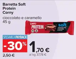 Carrefour Barretta Soft Protein Corny offerta