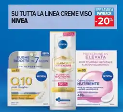 Carrefour Su tutta la linea creme viso NIVEA offerta