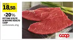 Coop FETTINE SCELTE DI BOVINO ADULTO COOP offerta