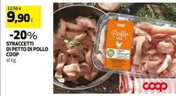 Coop STRACCETTI DI PETTO DI POLLO COOP offerta