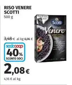 Coop RISO VENERE SCOTTI offerta