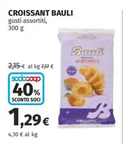 Coop Croissant Bauli offerta