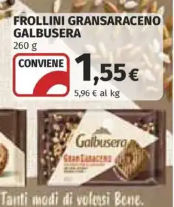 Coop Frollini GranSaraceno Galbusera offerta