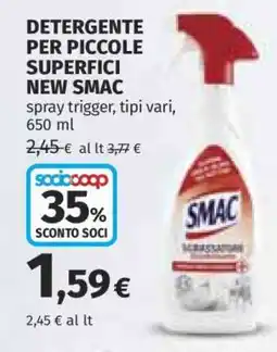 Coop Detergente per Piccole Superfici New Smac offerta