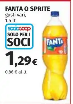 Coop Fanta o Sprite offerta
