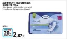 Coop Assorbenti Incontinenza Discreet Tena offerta