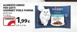 Coop ALIMENTO UMIDO PER GATTI GOURMET PERLE PURINA offerta