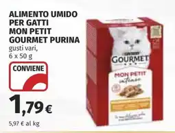 Coop Alimento Umido per Gatti Mon Petit Gourmet Purina offerta