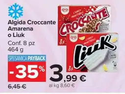 Carrefour Algida Croccante Amarena o Liuk offerta