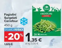 Carrefour Fagiolini Surgelati Carrefour offerta