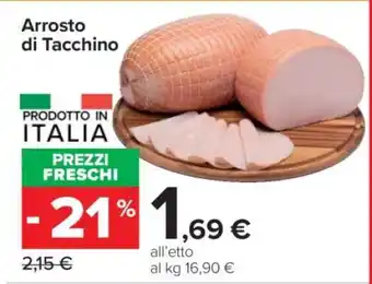 Carrefour Arrosto di tacchino offerta