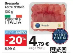 Carrefour Bresaola Terre d’Italia offerta
