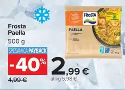 Carrefour FROSTA Paella offerta