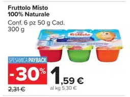Carrefour Fruttolo Misto 100% Naturale offerta