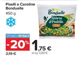 Carrefour Piselli e Carotine Bonduelle offerta