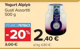 Carrefour Yogurt Alpiyò offerta