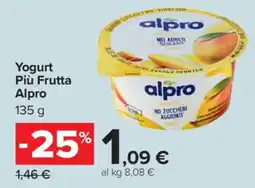 Carrefour Yogurt Più Frutta Alpro offerta