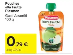 Carrefour Pouches alla Frutta Plasmon offerta