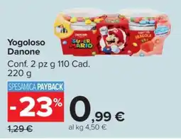 Carrefour Yogoloso Danone offerta