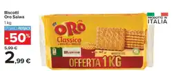 Carrefour BISCOTTI ORO SAIWA offerta