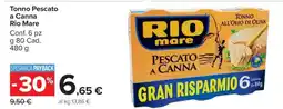 Carrefour Tonno Pescato a Canna Rio Mare offerta