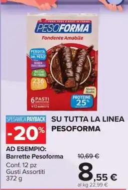 Carrefour Barrette Pesoforma offerta