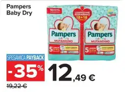 Carrefour Pampers Baby Dry offerta