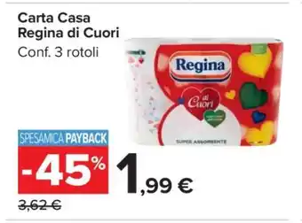 Carrefour Carta Casa Regina di Cuori offerta