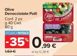 Carrefour Olive Denocciolate Polli offerta