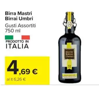 Carrefour Birra Mastri Birrai Umbri offerta