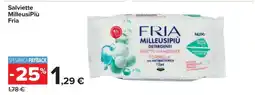 Carrefour Salviette MilleusiPiù Fria offerta